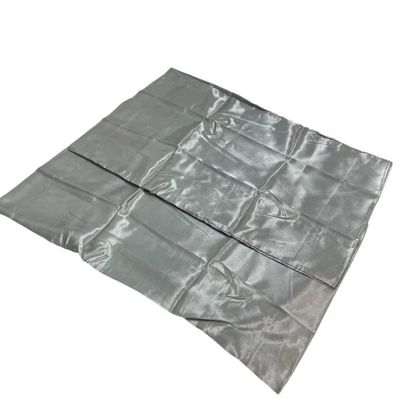 Bedsure Essentials Satin Pillowcase Silver Standard Size Cooling Set Of 2 - Picture 10 of 12
